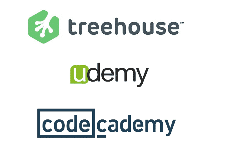 learning platform: treehouse, udemy, codecademy