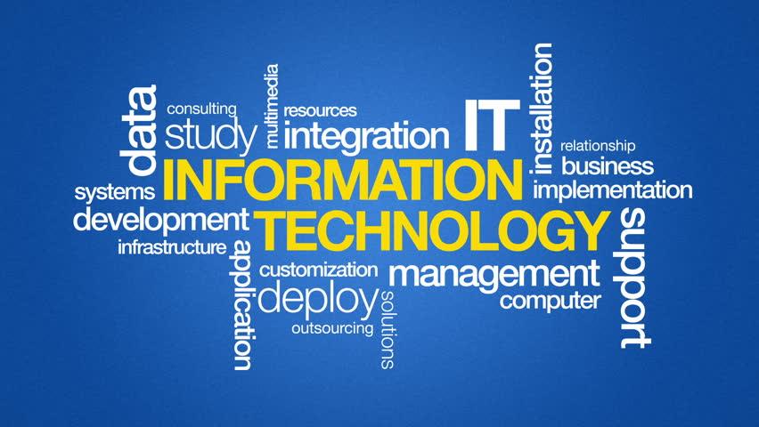Information Technology tag cloud