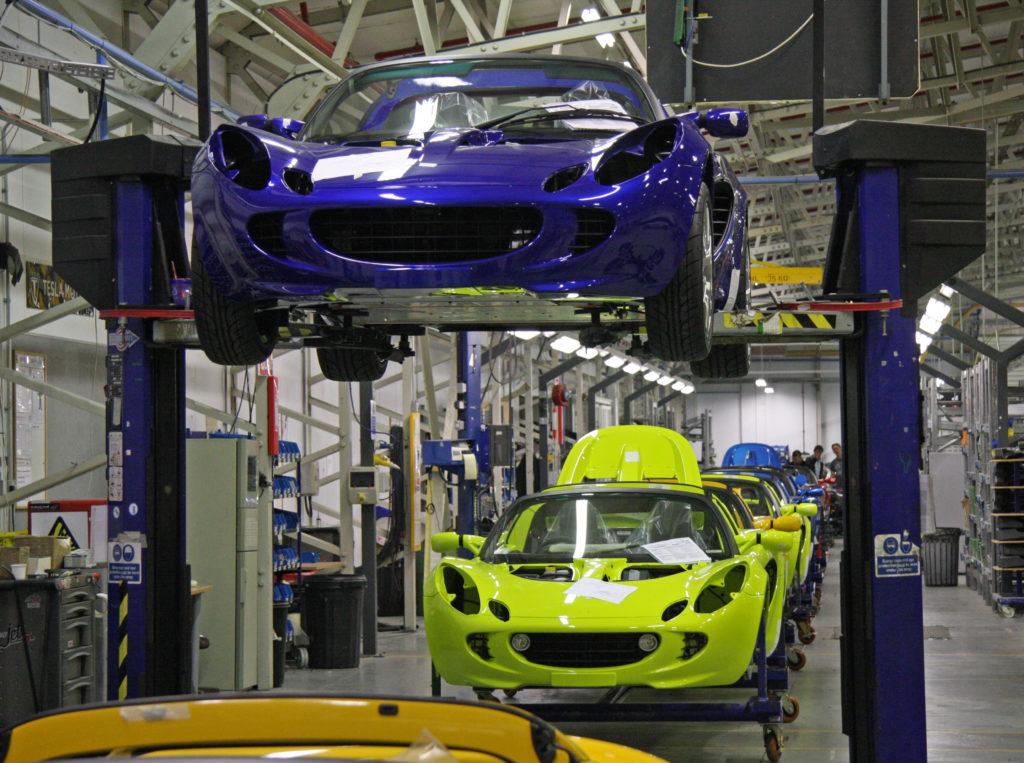 a car manufacturers factory