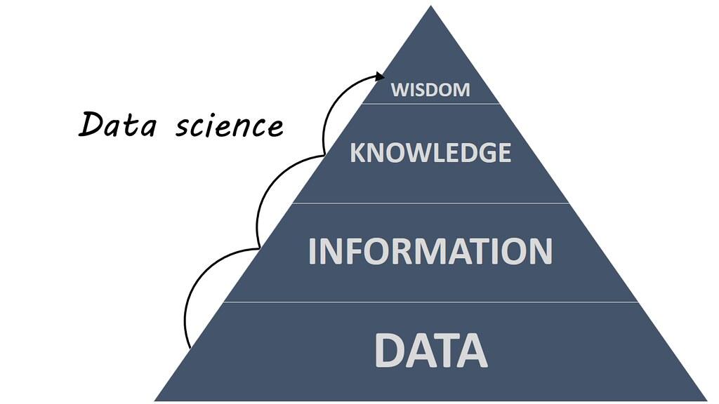 Data Science: from Data to Information to Knowledge to Wisdom